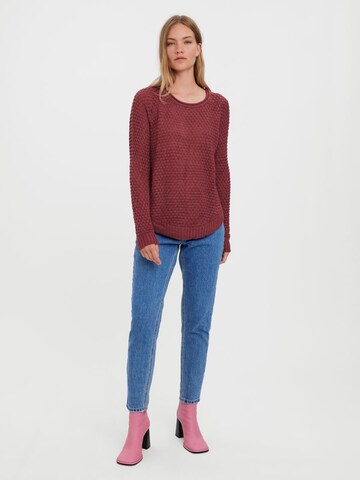 VERO MODA Pullover i rød