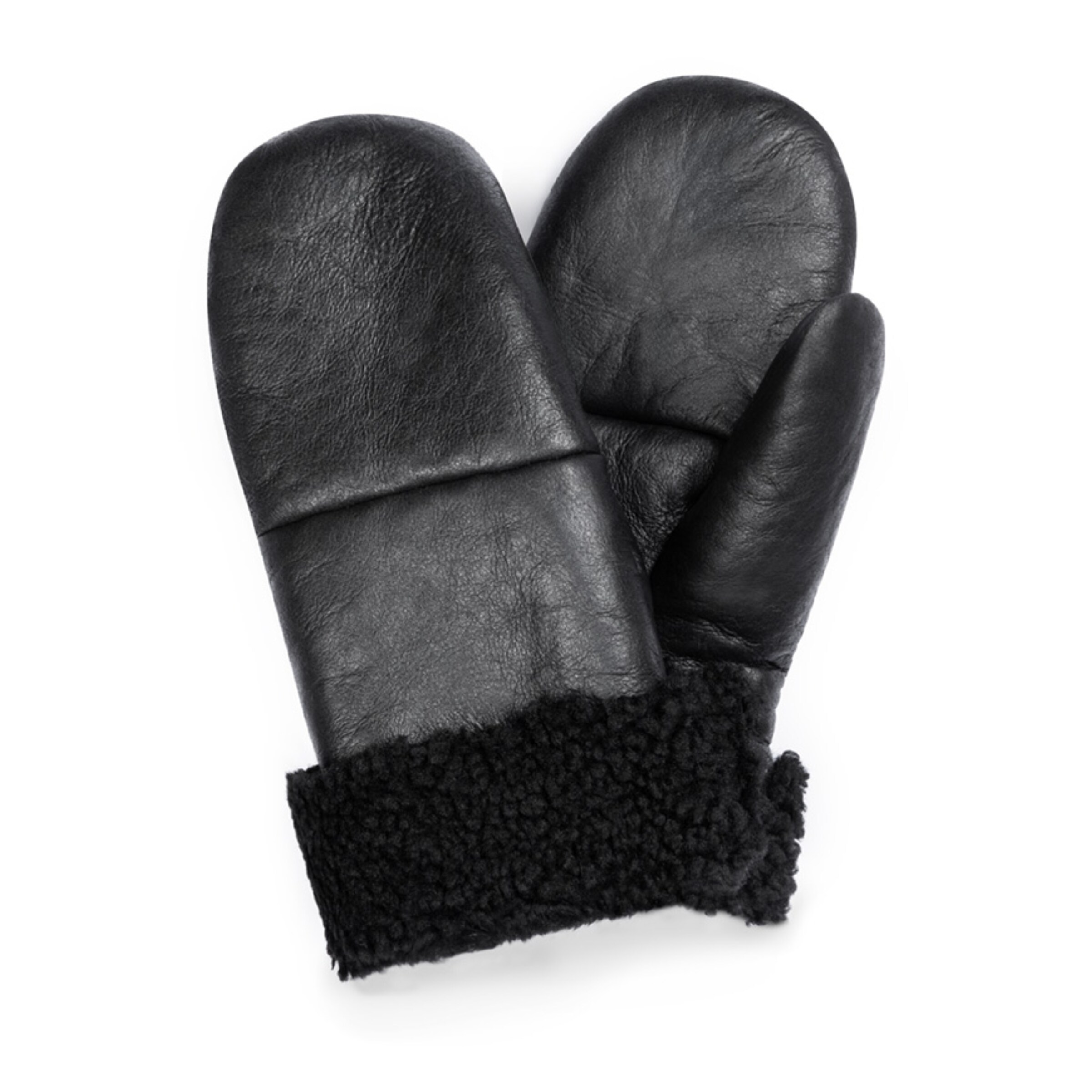 Valcuer 1887 Mittens 'Cozy Mitten VC2' in Black: front