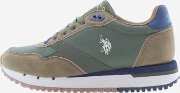 U.S. POLO ASSN. Sneakers 'JUSTIN001MDYN1' in Green: front
