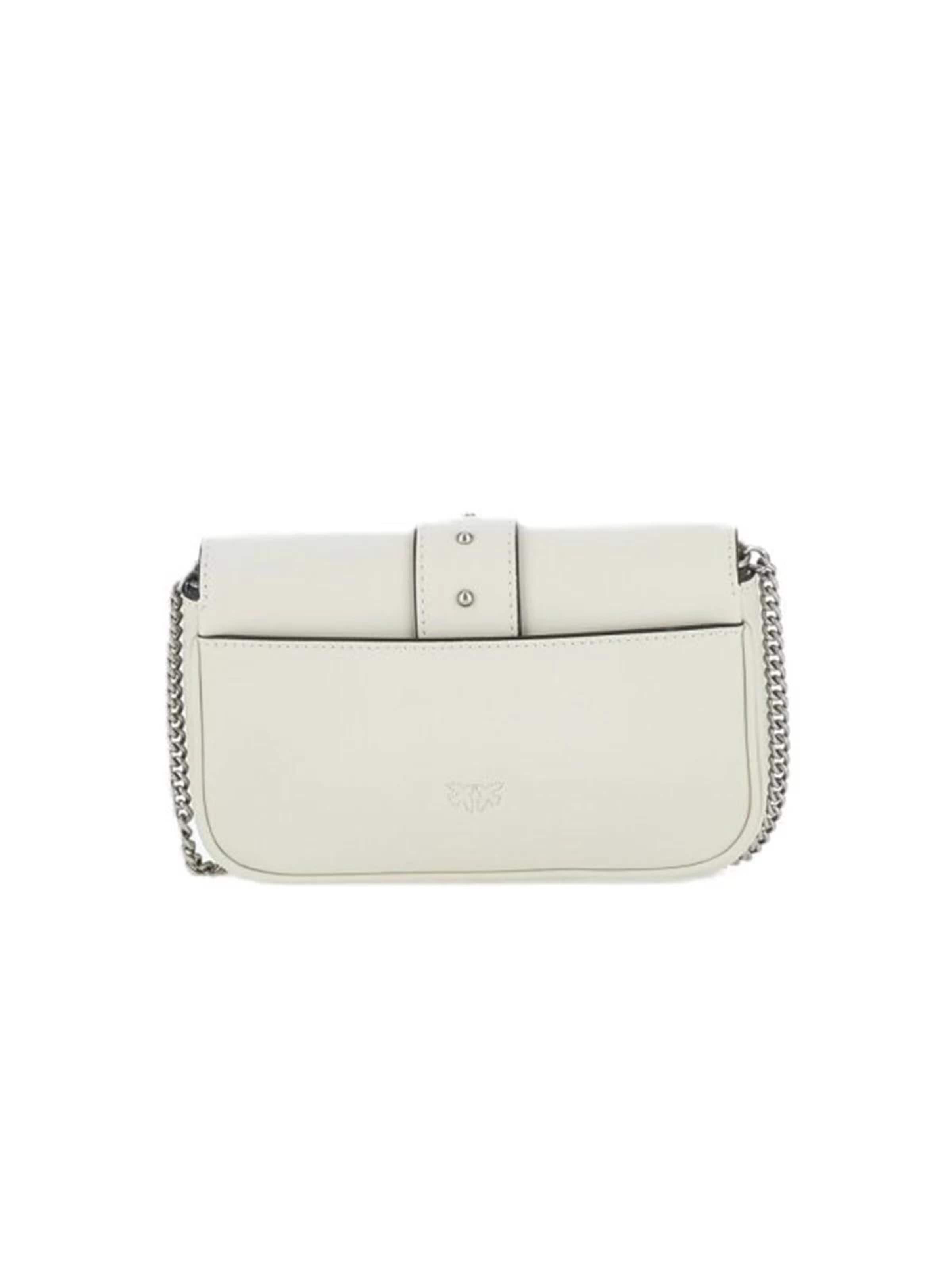 Borsa a tracolla '100061 A0F1' di PINKO in bianco