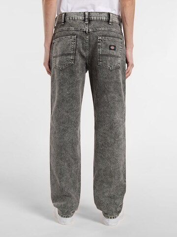 DICKIES - Loosefit Calças de ganga 'Houston' em cinzento