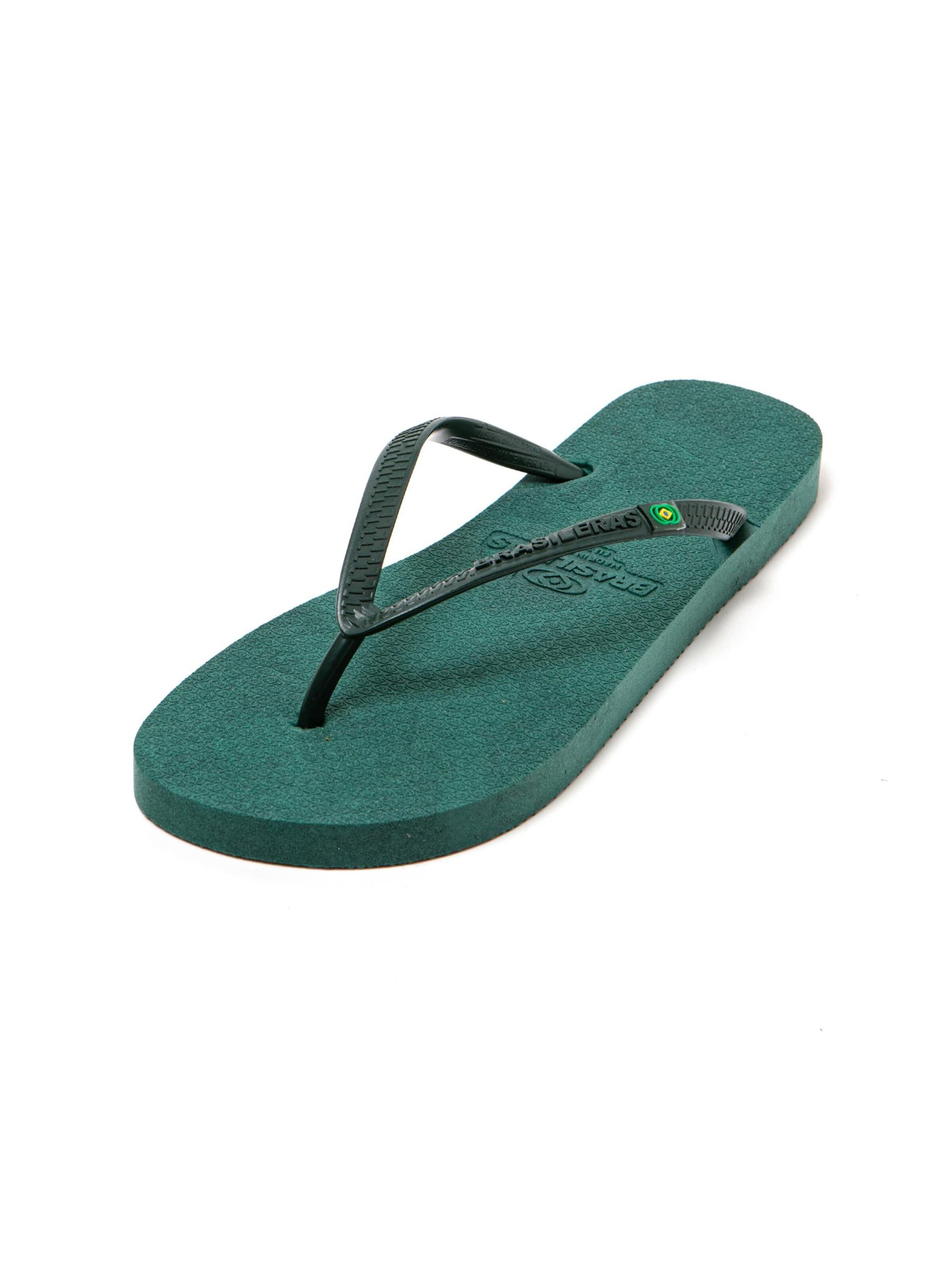 Brasileras - Sandalias de dedo 'Re Walk W' en verde: frente
