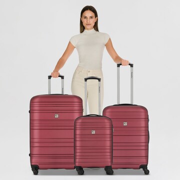 Set di valigie 'Paradise' di CHECK.IN in rosso