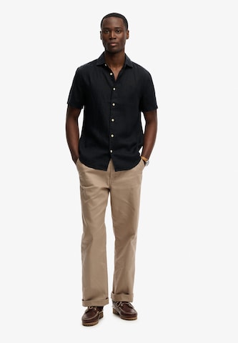 Fit confort Chemise 'Riviera' Superdry & Co en bleu