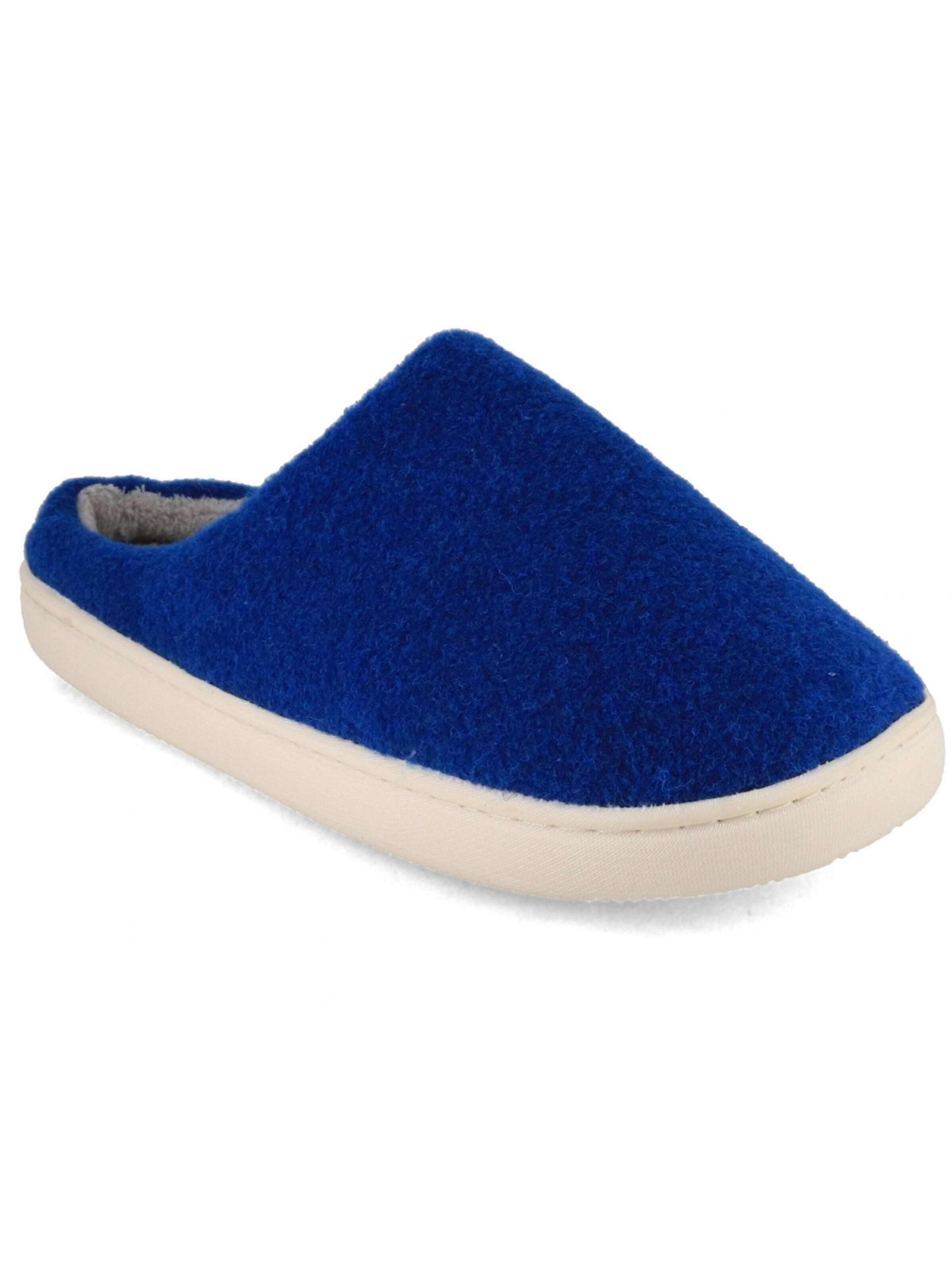 Fluffys Hausschuh 'Luxora Damen Hausschuhe, rosé'‌‌‌‌‌‌ in Blau: Vorderseite