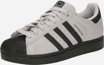 ADIDAS ORIGINALS Matalavartiset tennarit 'Superstar II' värissä harmaa: etupuoli