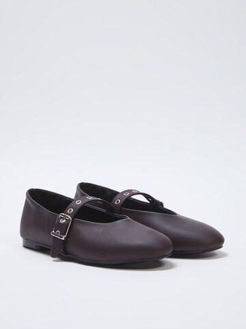 Ballerines à lanières Trendyol en marron