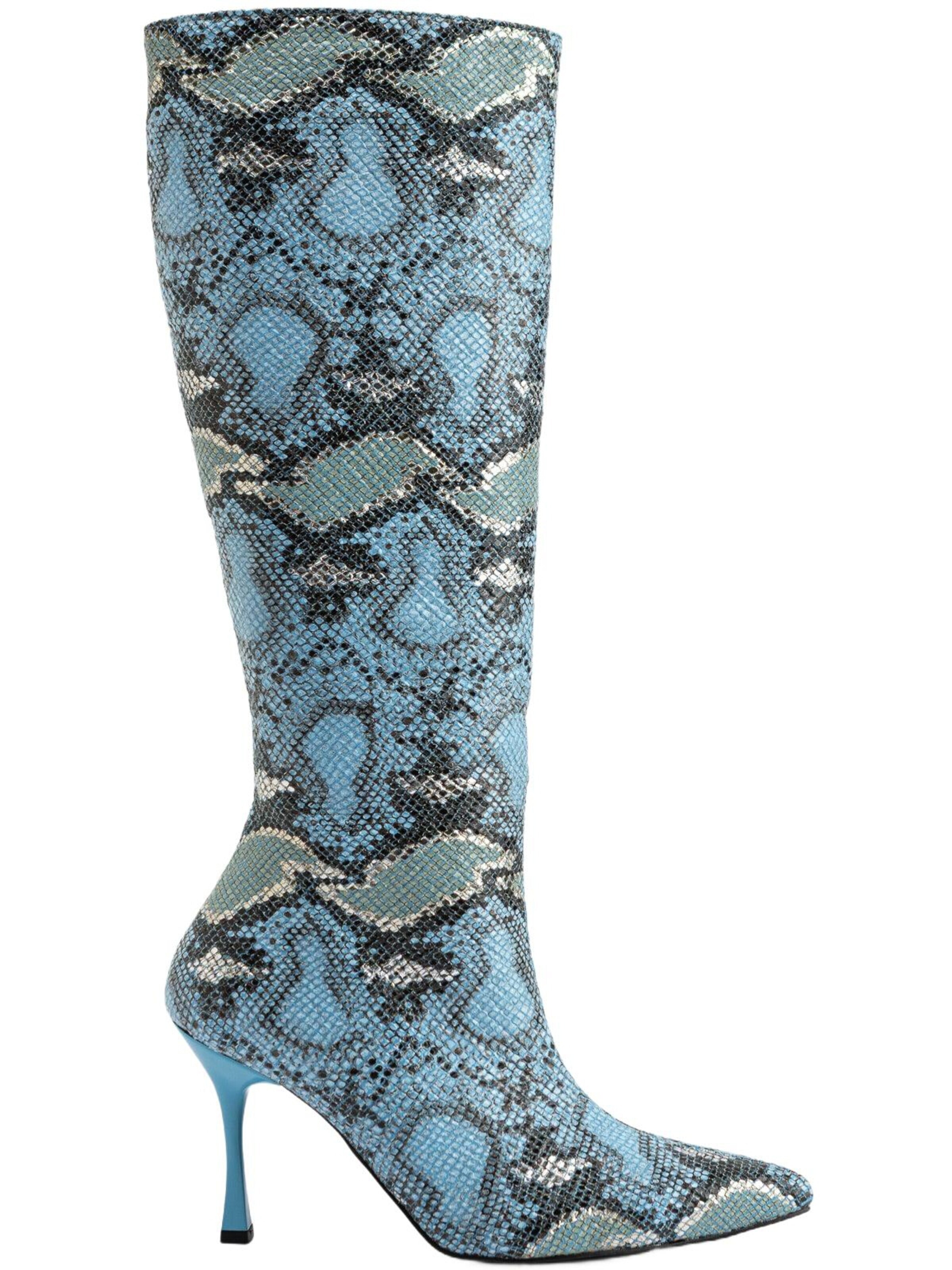 Limoya Boots 'Jana' in Blue: front
