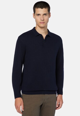 Pullover di Boggi Milano in blu: frontale