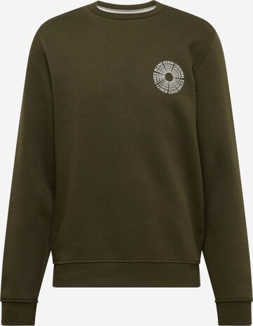 Sweat-shirt BLEND en vert : devant