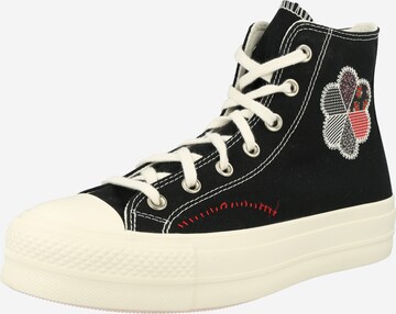 Sneaker alta di CONVERSE in nero: frontale