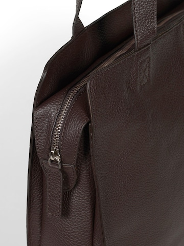 Cabas 'Tote Bag Sam Dark Brown' Howard London en marron