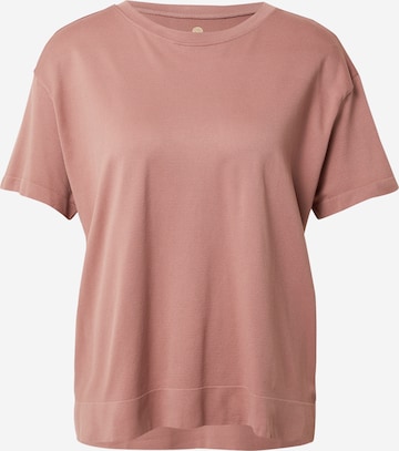 T-shirt fonctionnel 'Laimeia' Athlecia en marron : devant