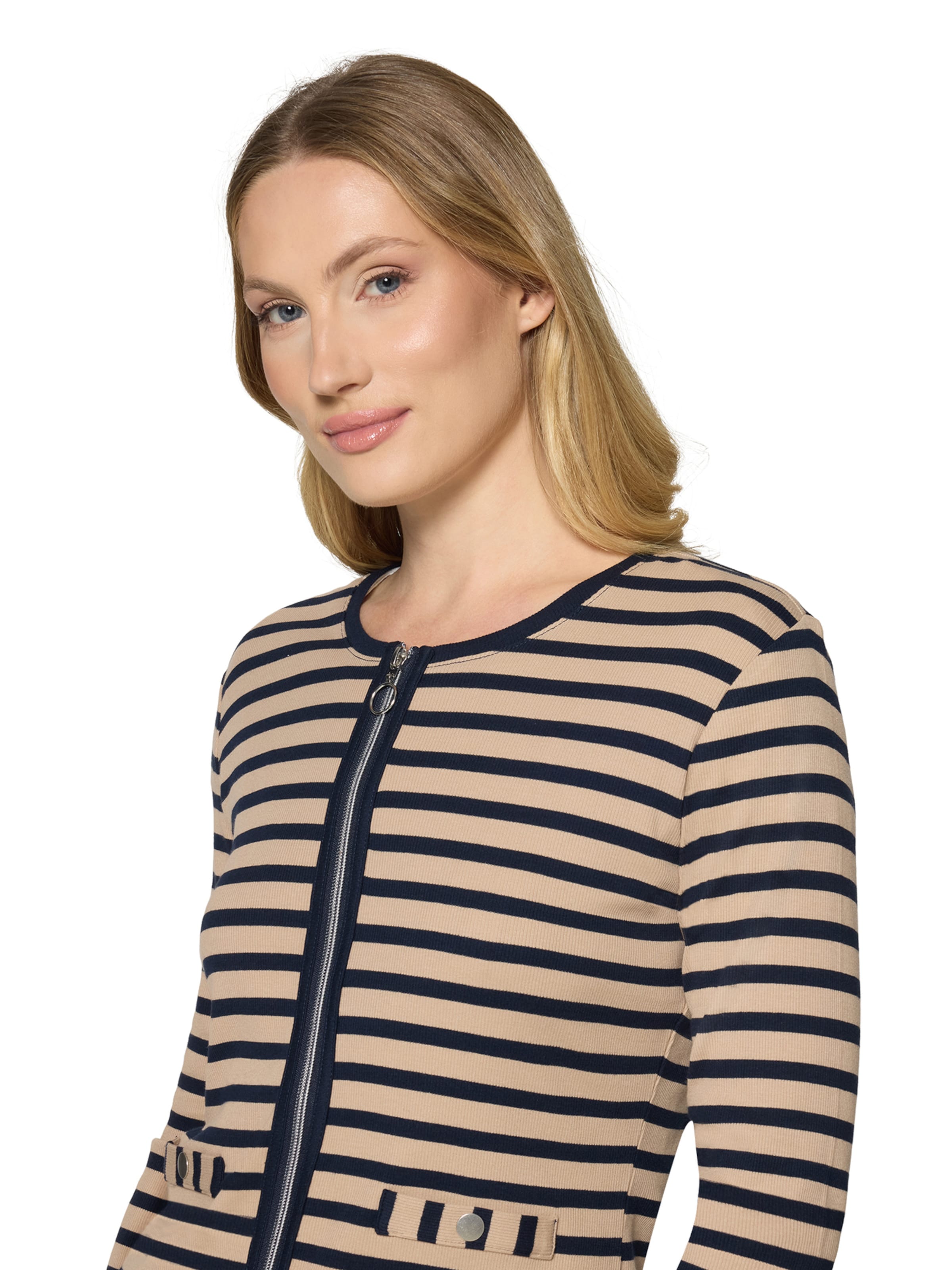 Betty Barclay Gebreid vest in Beige