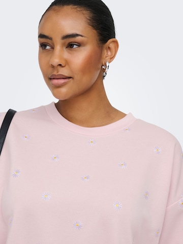 Felpa 'Carluna' di ONLY Carmakoma in rosa