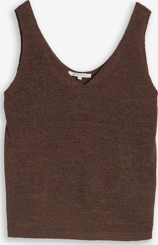 Tops en tricot TOM TAILOR DENIM en marron : devant