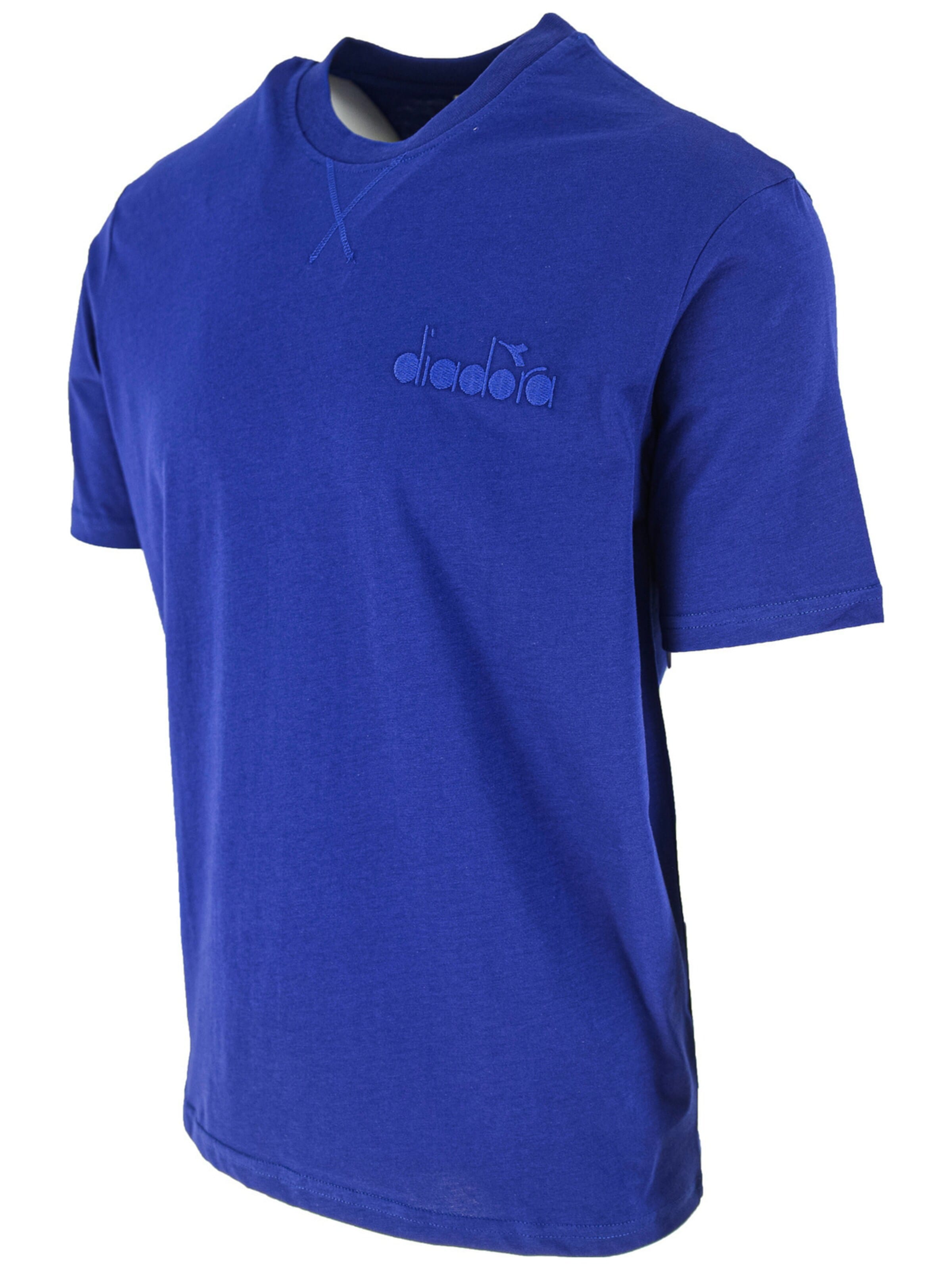 Diadora Shirt 'Diadora SS Spw Logo' in Blauw