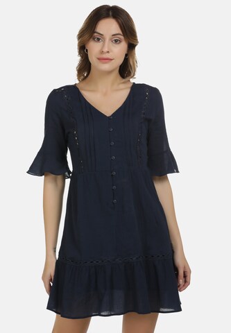 Robe DreiMaster Vintage en bleu : devant