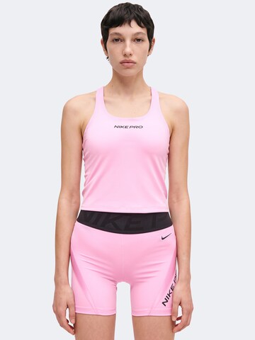 NIKESportski top - roza boja: prednji dio