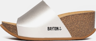 Bayton Mule 'Fuerte' en argent, Vue avec produit