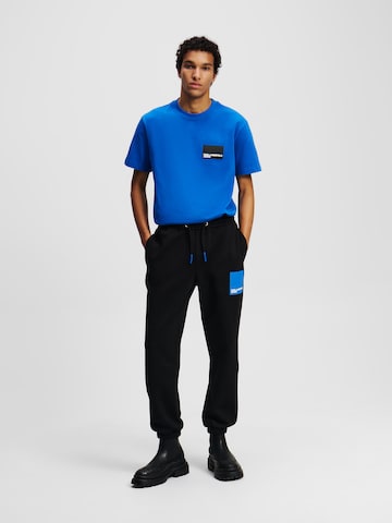 Tapered Pantaloni di KARL LAGERFELD JEANS in nero