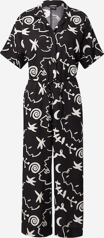 Monki Jumpsuit in Zwart: voorkant