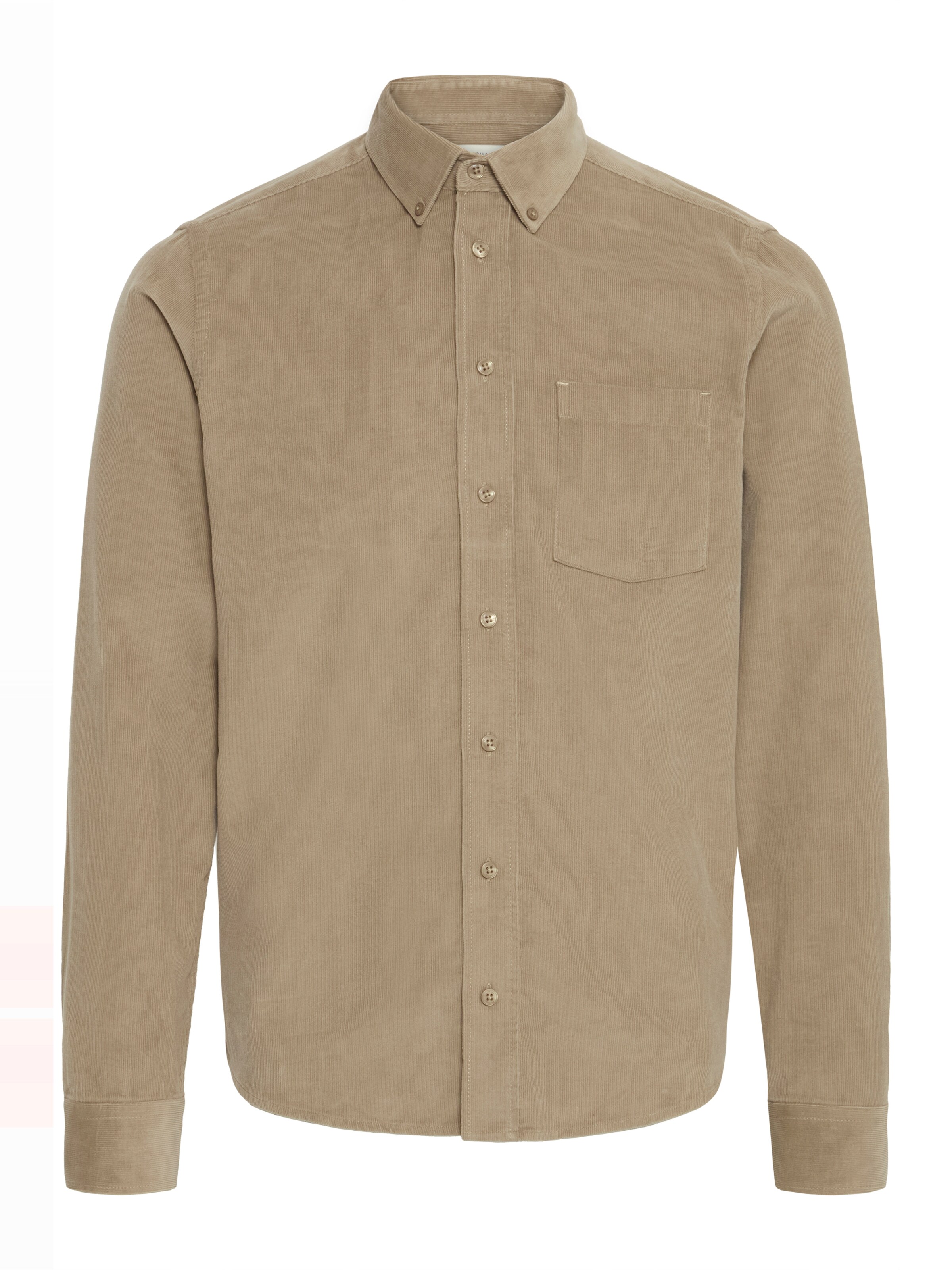 Casual Friday - Regular Fit Camisa 'Anton' em bege: frente