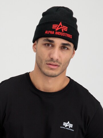 ALPHA INDUSTRIES - Gorros em preto