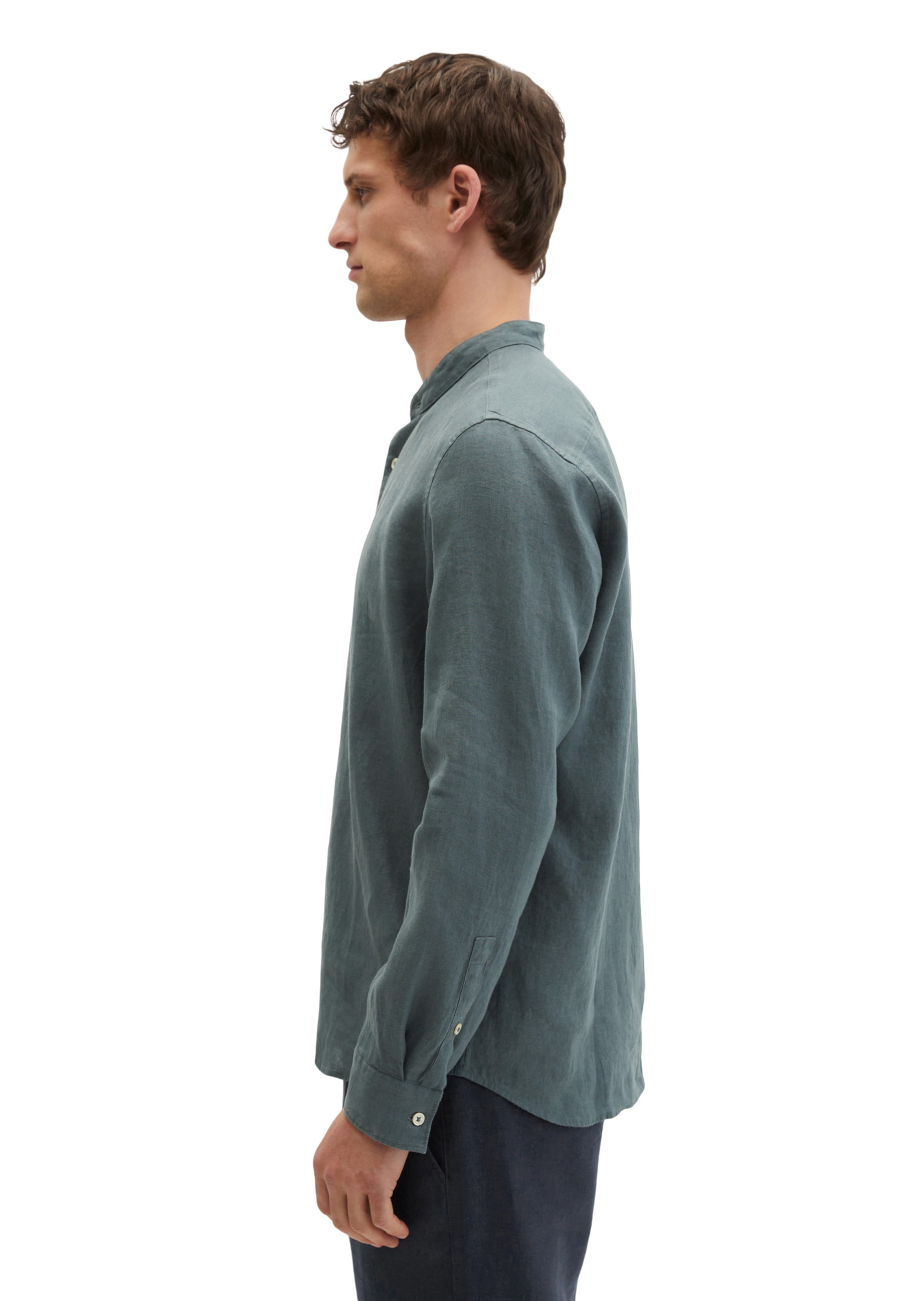 Marc O'Polo Regular fit Button Up Shirt in Grey