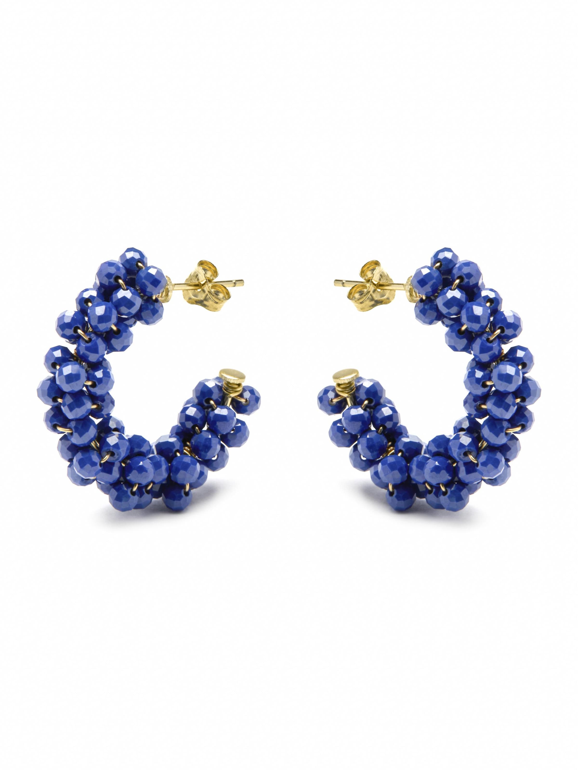 Luxenter Øreringe 'Silka' i blå