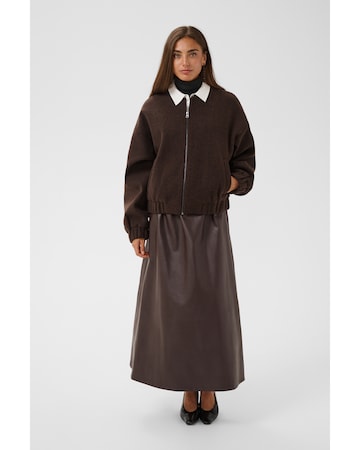 CULTURE - Chaqueta de entretiempo en marrón
