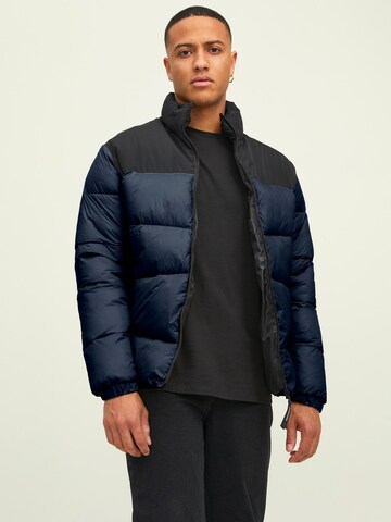 JACK & JONES Winter Jacket 'Chili' in Blue: front