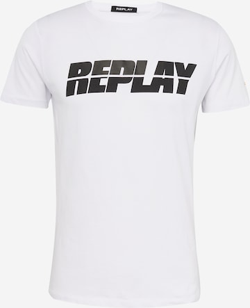 REPLAY T-Shirt in Weiß: predná strana