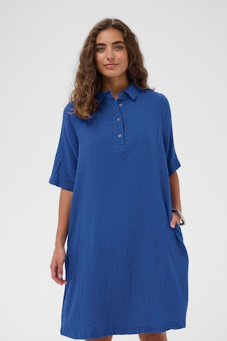 Robe CULTURE en bleu : devant