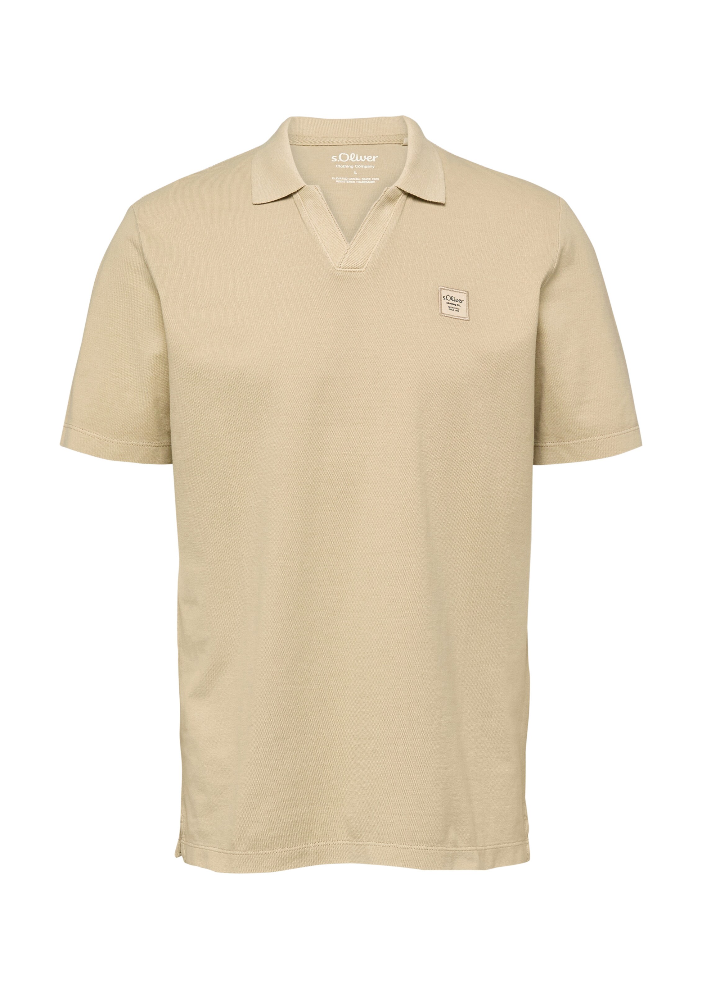 T-Shirt s.Oliver en beige : devant
