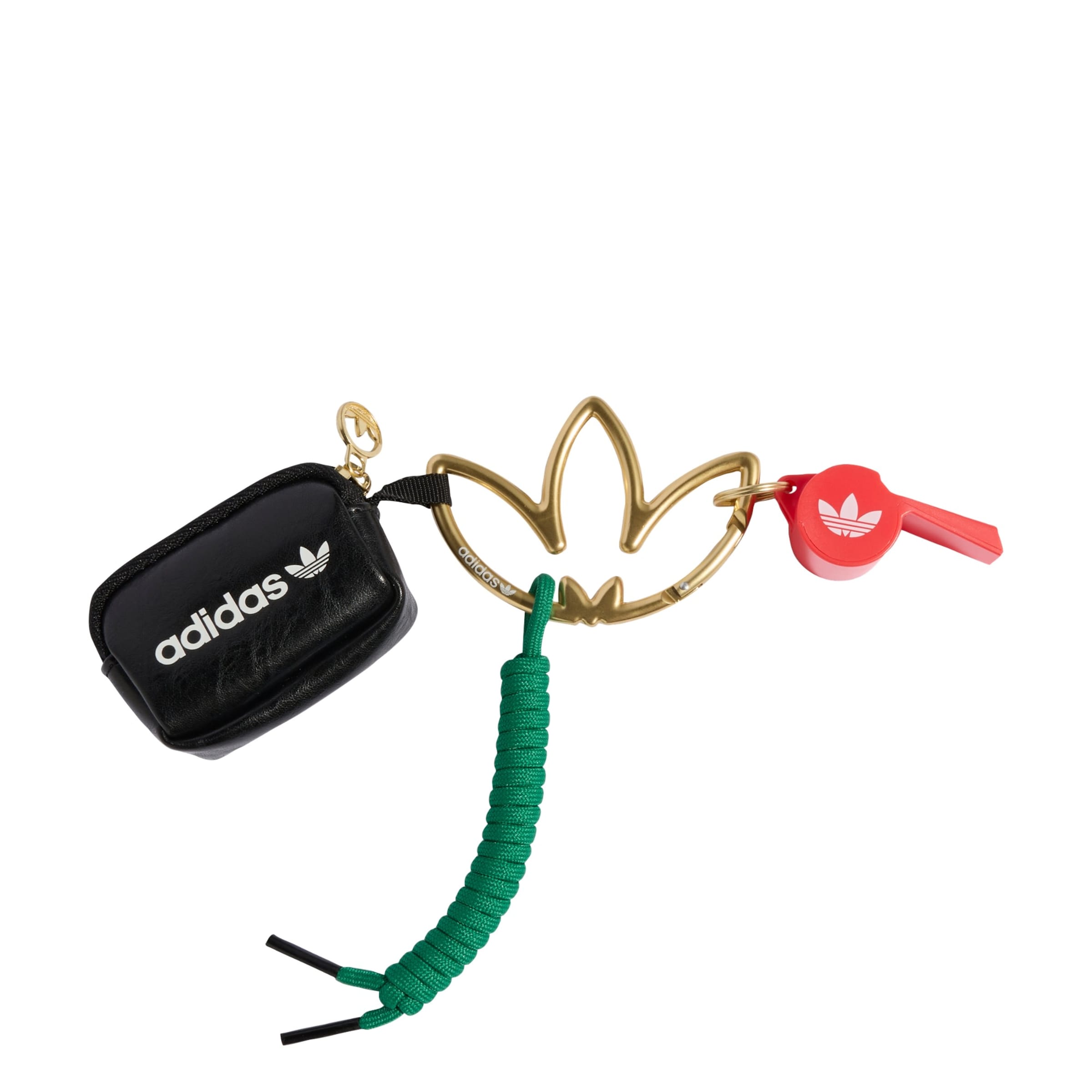 ADIDAS ORIGINALS - Llavero 'KEY' en oro: frente