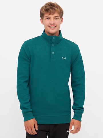 BENCH Sweatshirt in Groen: voorkant