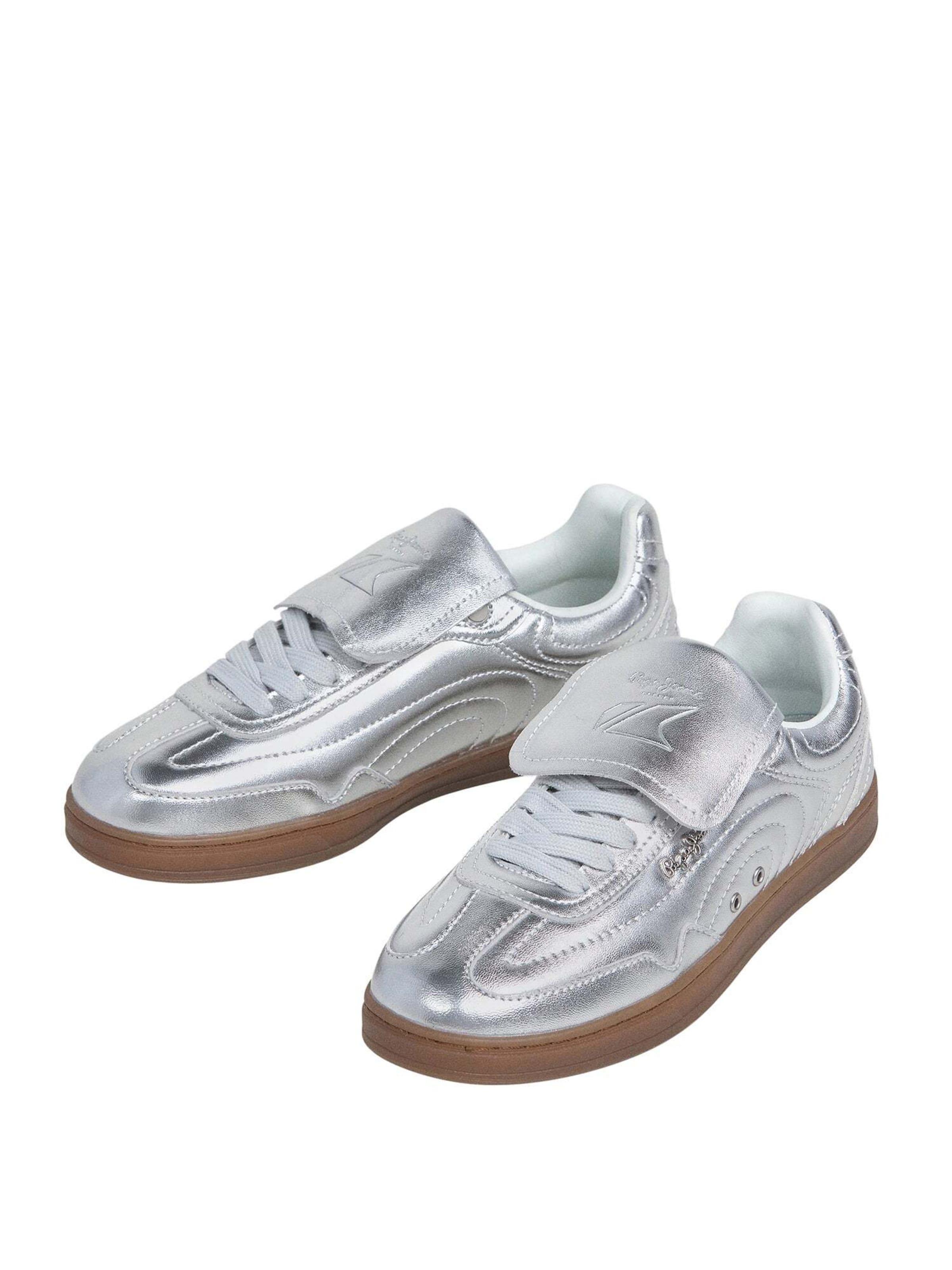 Pepe Jeans Sneakers laag 'Ball W' in Zilver