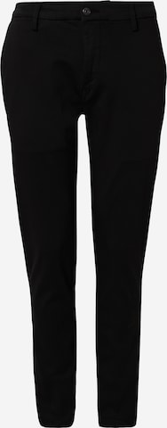 REPLAY Regular Chino trousers 'Zeumar' in Black: front