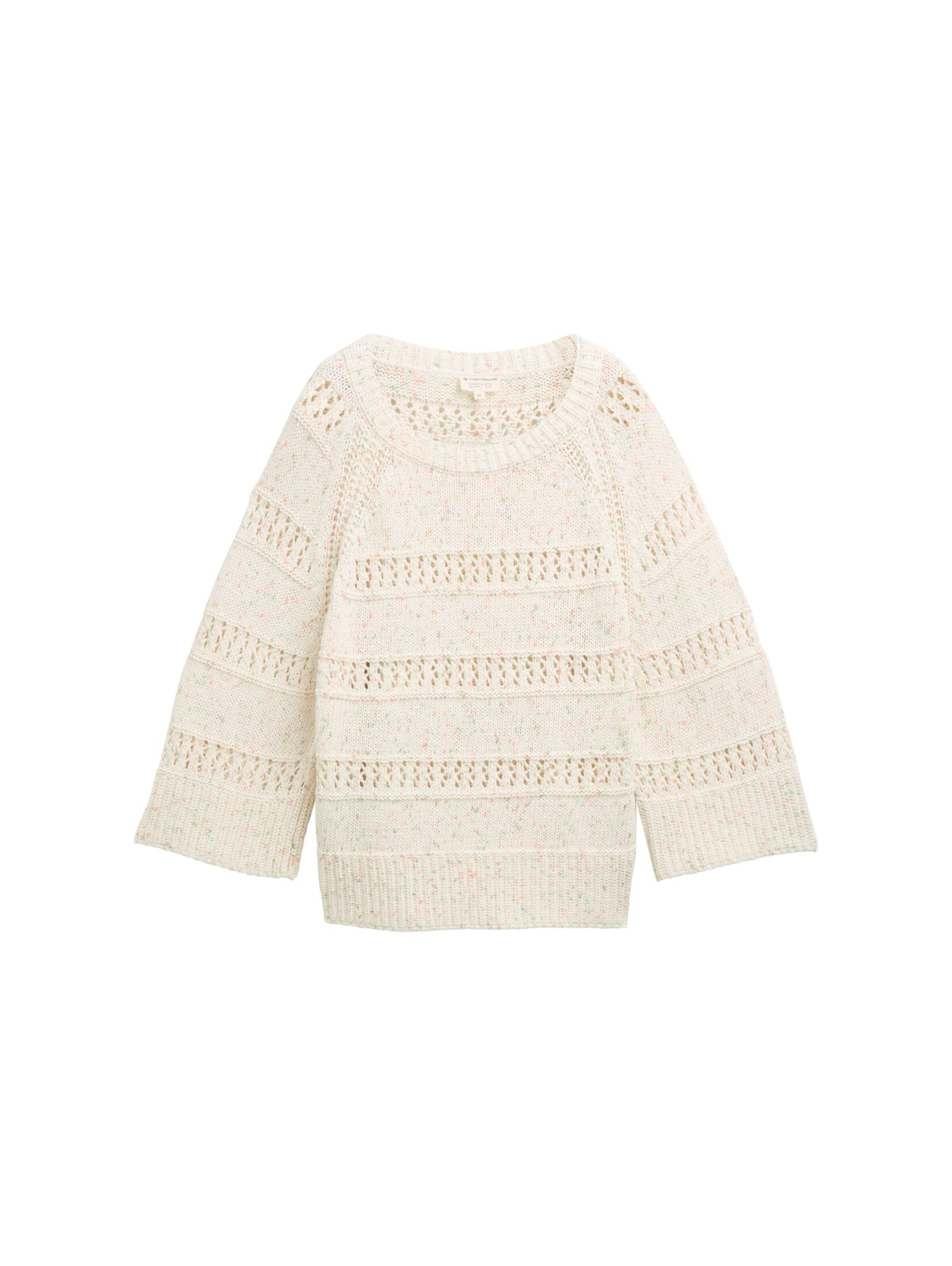 TOM TAILOR Pullover in Beige: Vorderseite
