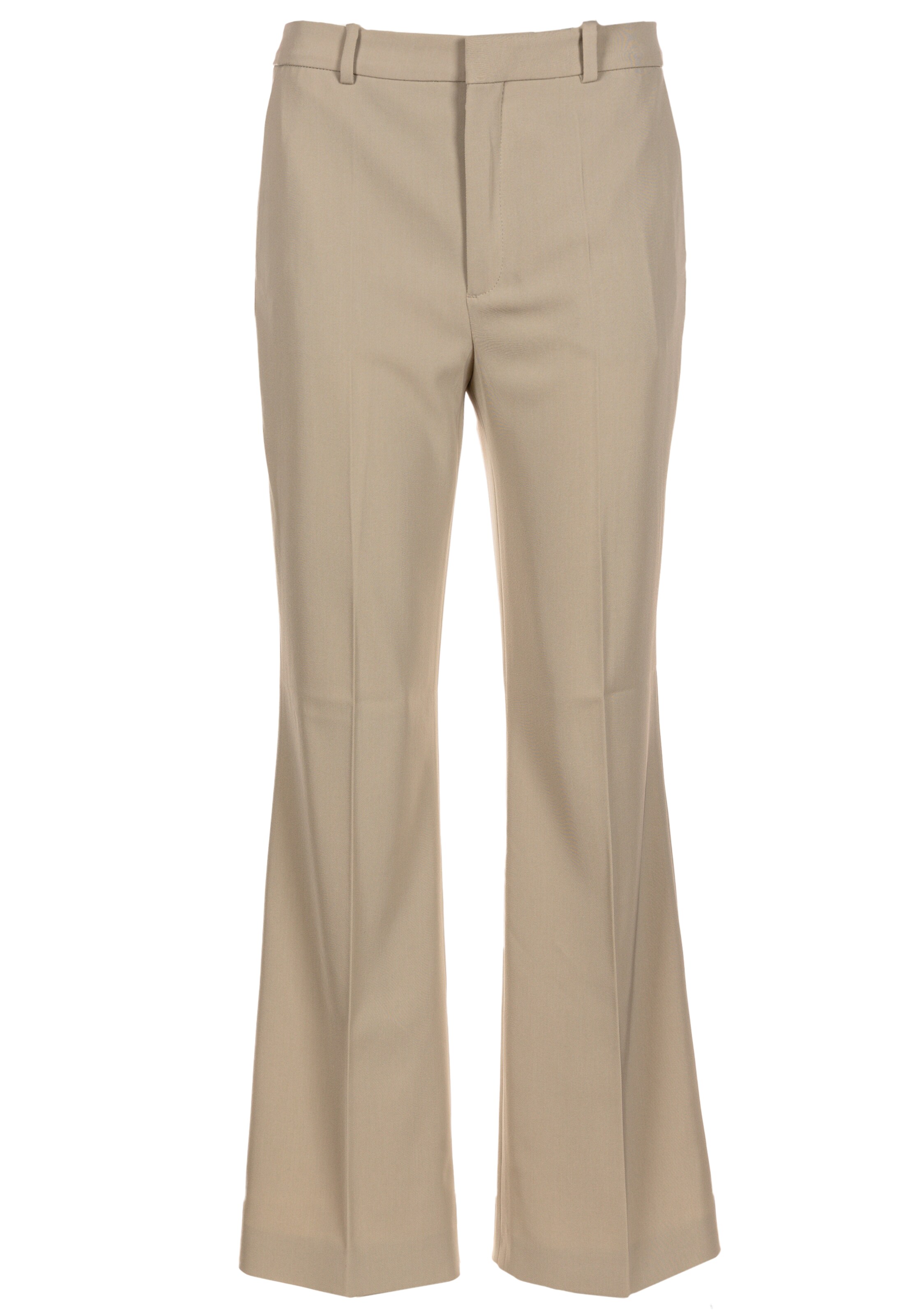 DRYKORN Boot cut Pleated Pants 'Argue' in Brown: front