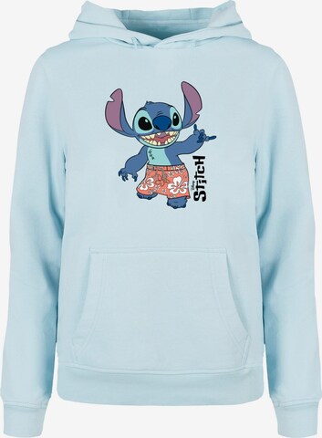 Sweat-shirt 'Lilo And Stitch' ABSOLUTE CULT en bleu : devant