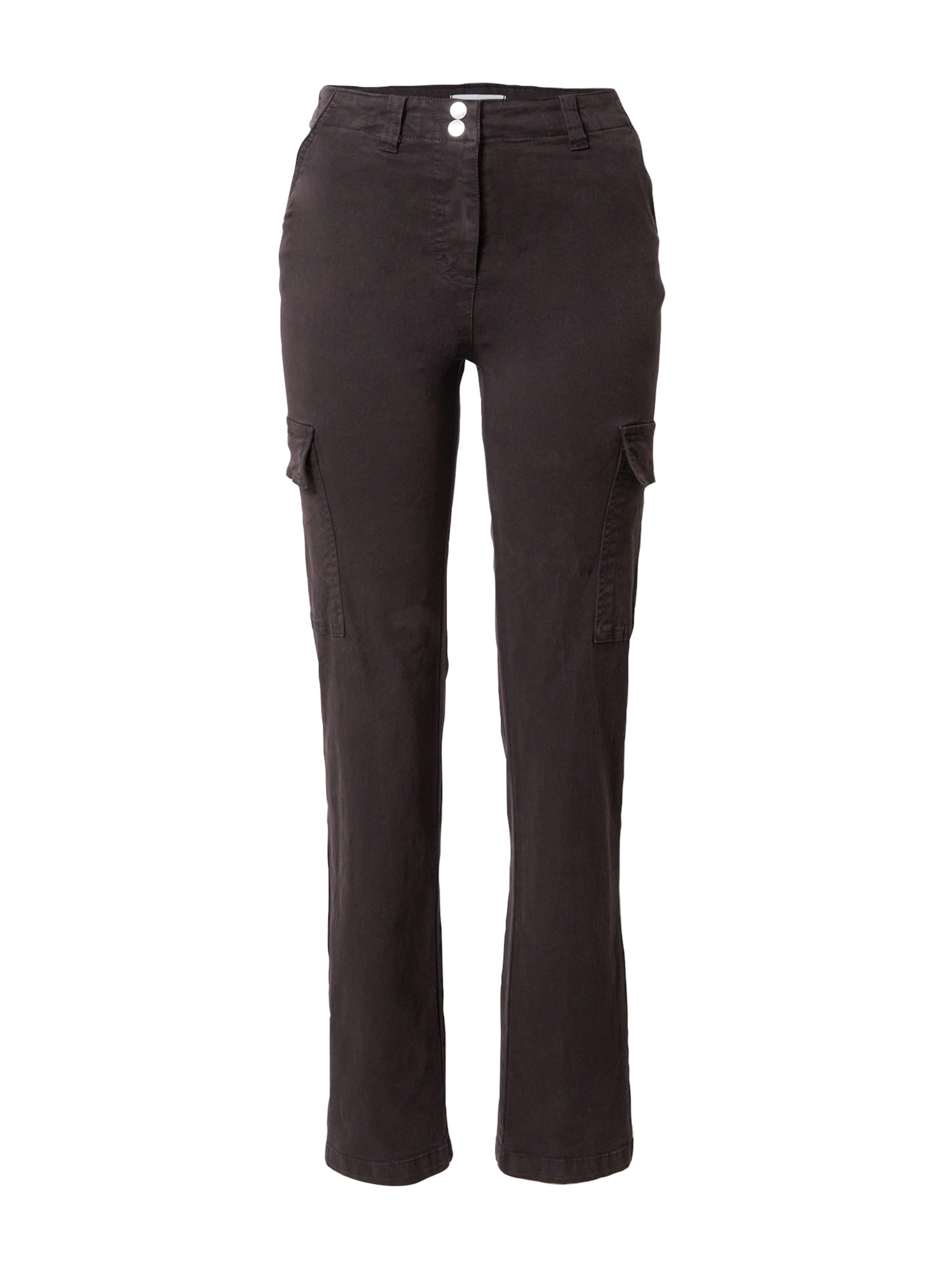 WEEKDAY Regular Cargo trousers 'Brenda' in Grey: front