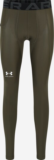 UNDER ARMOUR Workout Pants in Olive / Black / White, Item view