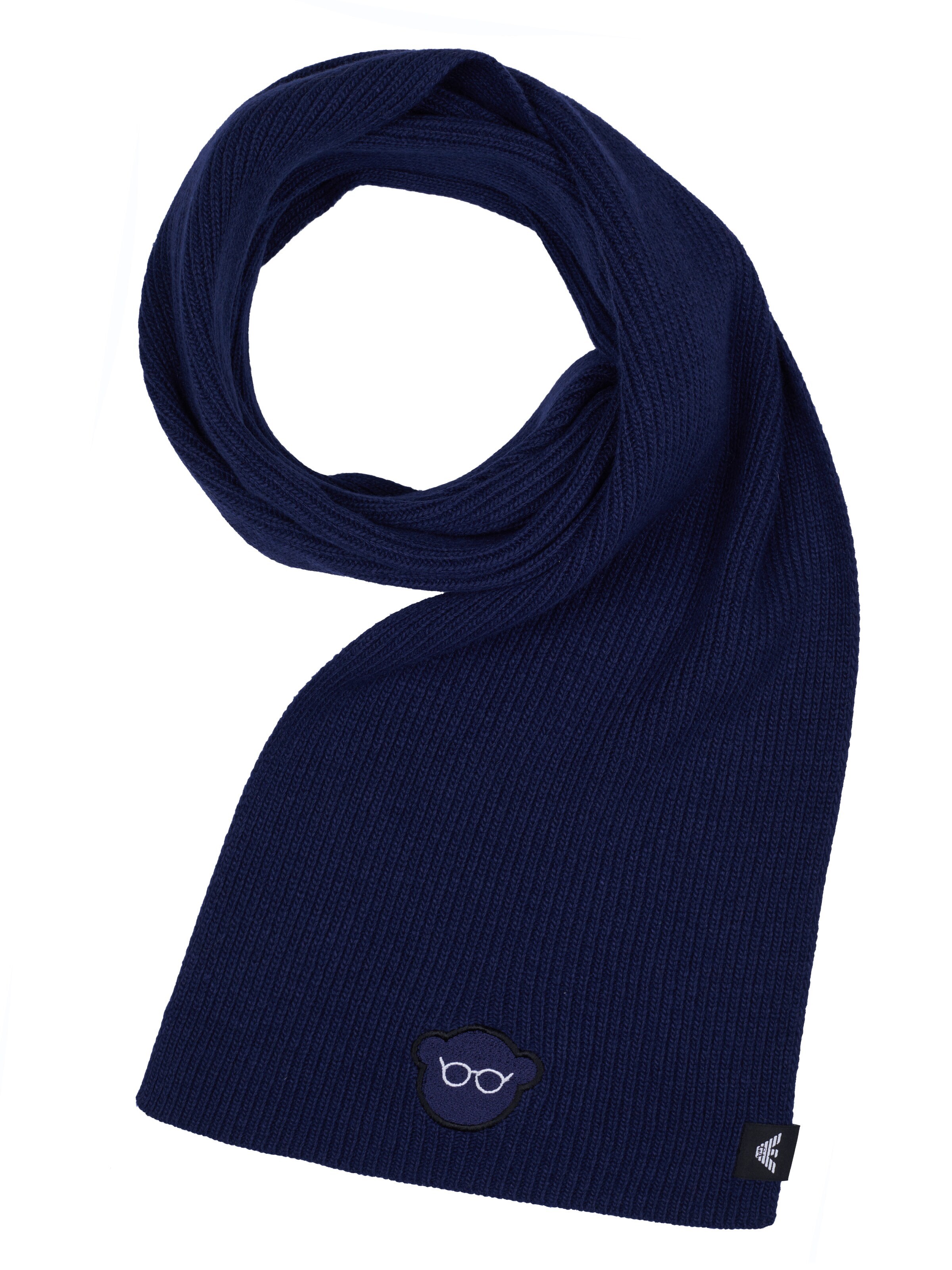 ARMANI Scarf 'Emporio Armani Schal' in Blue: front