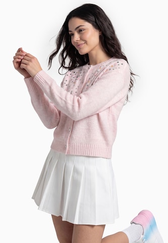 MYMO - Casaco de malha 'Young Fashion' em branco: frente