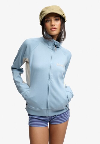 Superdry & Co Sweatvest 'Bench X Superdry & Co' in Blauw: voorkant