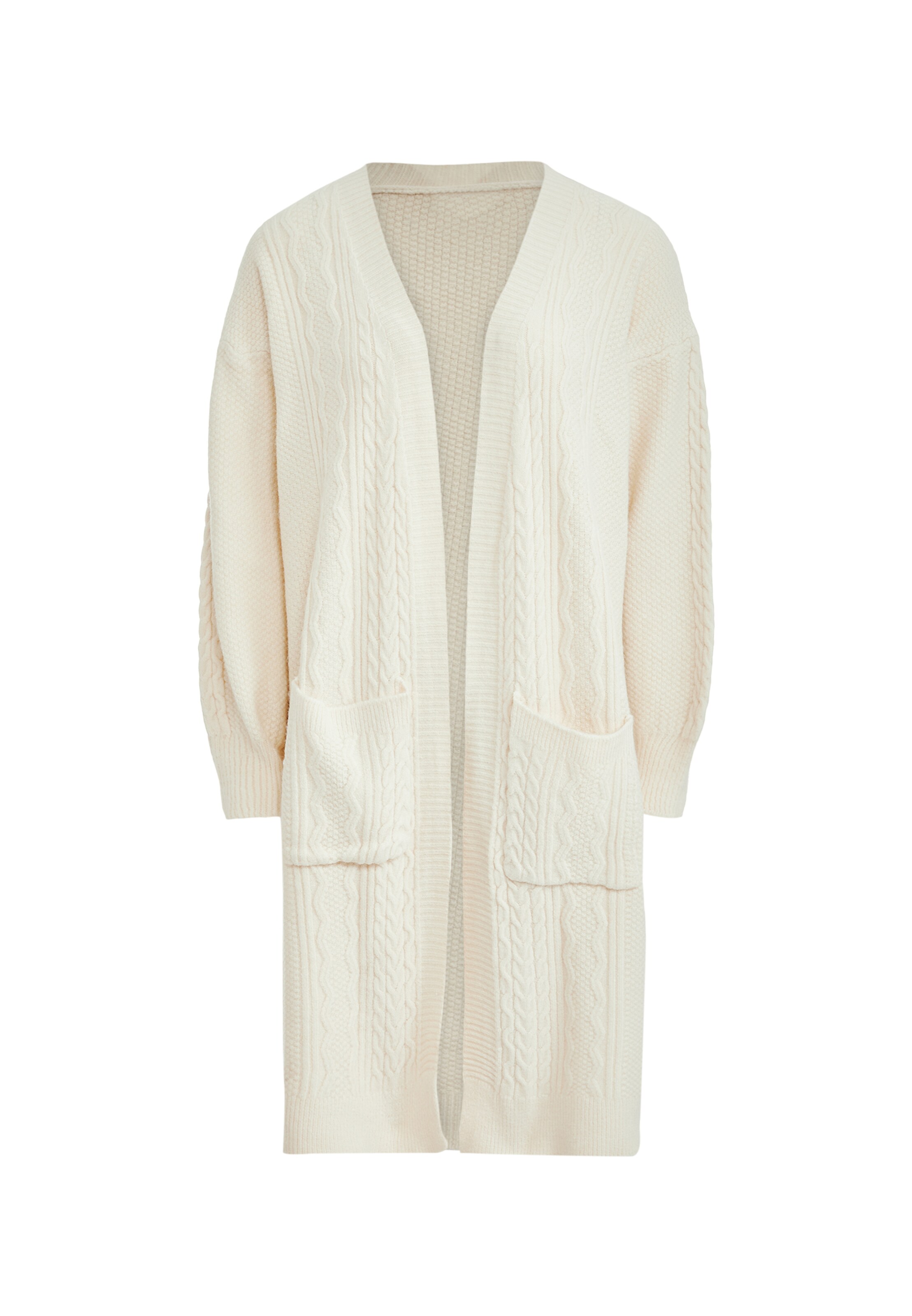 Tanuna - Casaco de malha em branco: frente