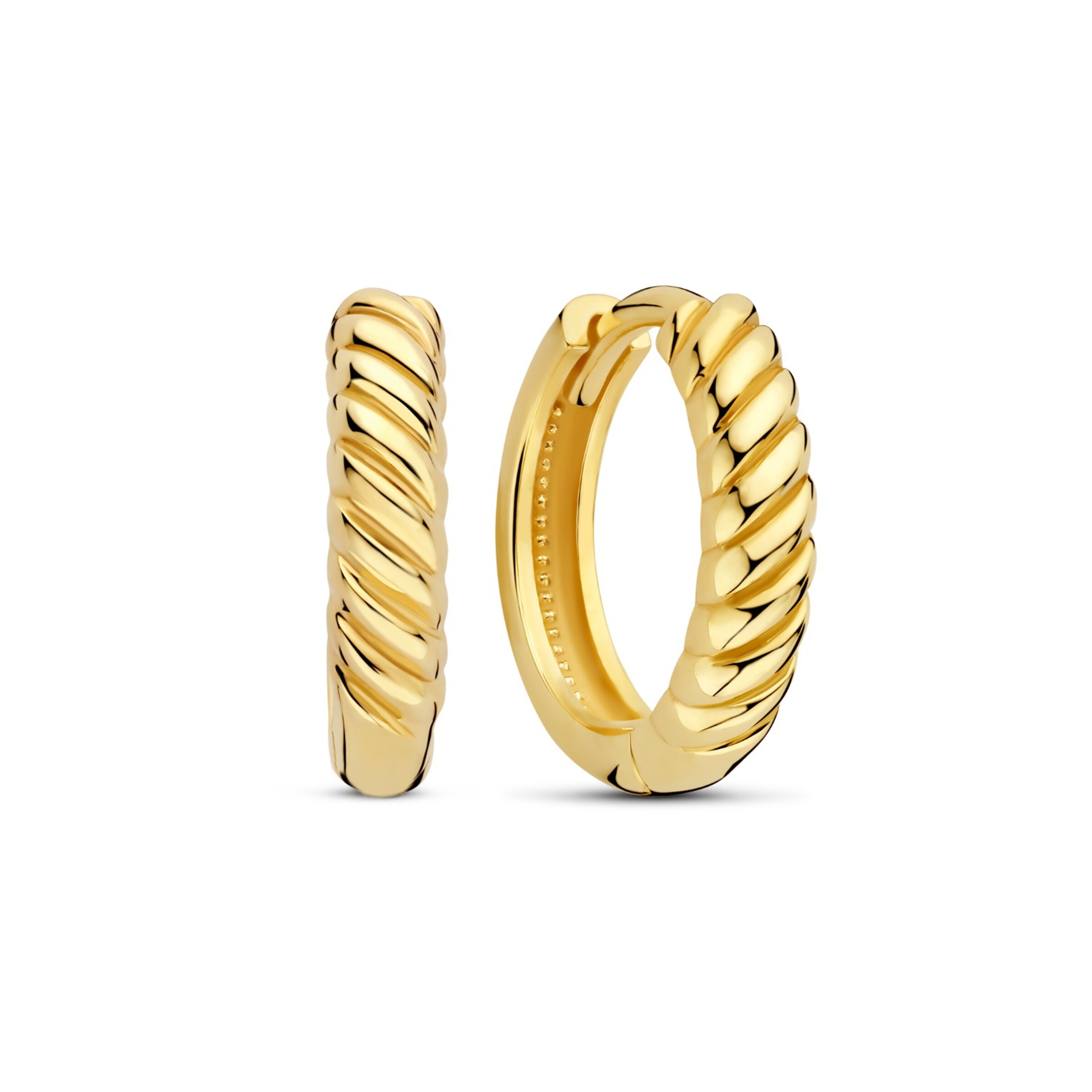 Beloro Jewels Ohrringe in Gold: Vorderseite