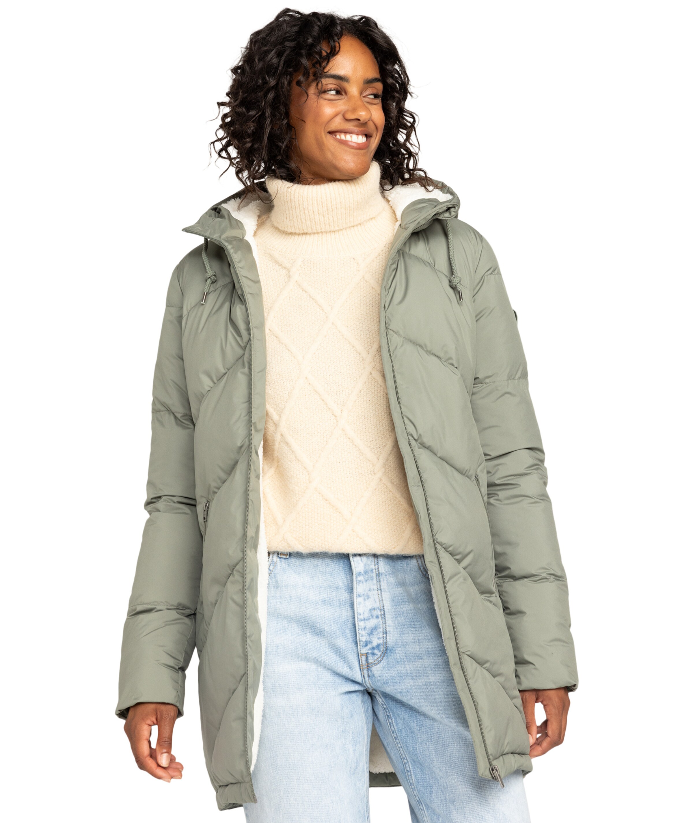 ROXY Athletic Jacket 'Better Weather' in Green